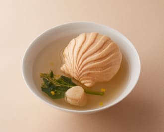 最中お吸物 ほたて